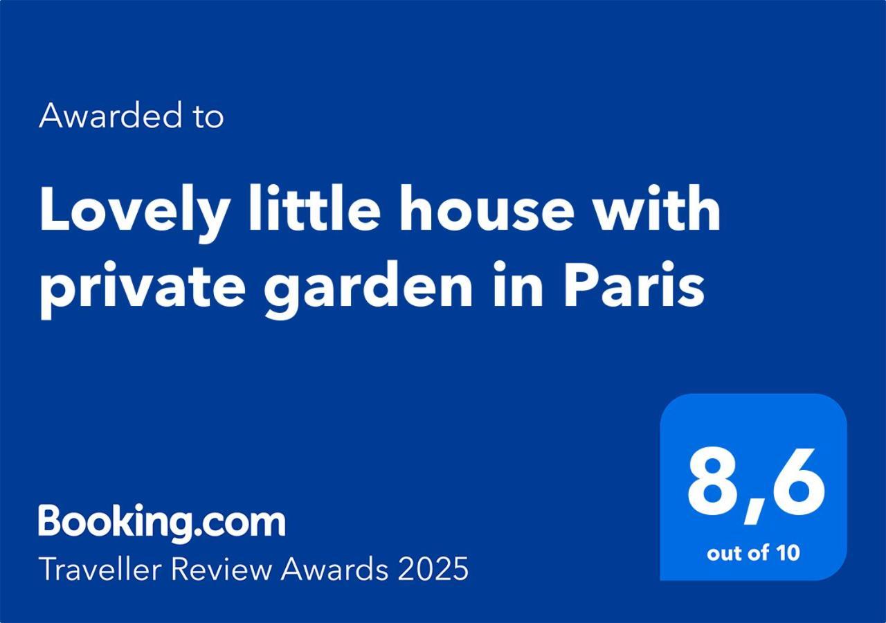 Lovely Little House With Private Garden In Paris Иври сюр Сен Екстериор снимка